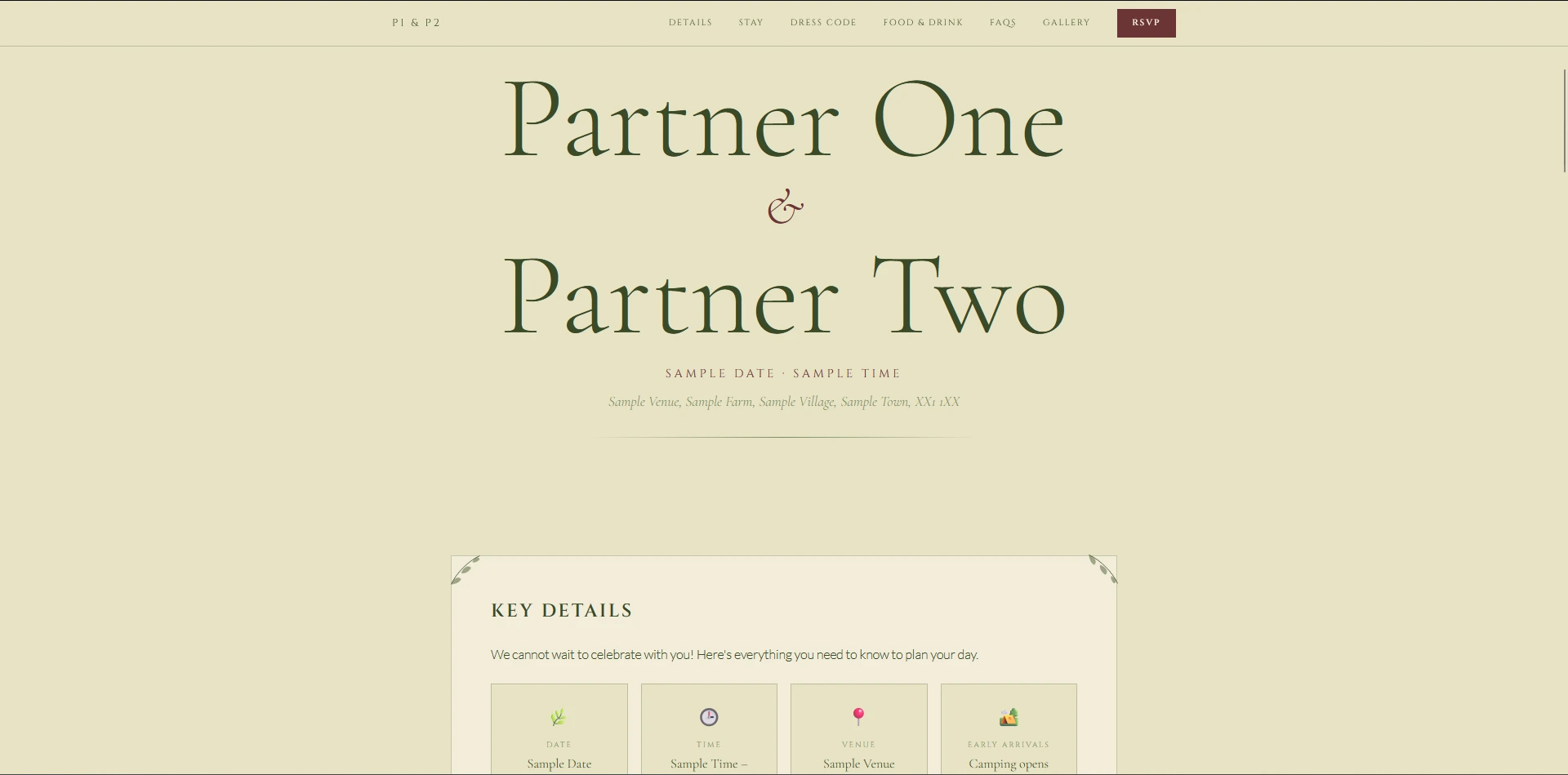 Client 1 Wedding Website